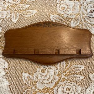 1981 vintage Avon collectors wooden spoon rack.